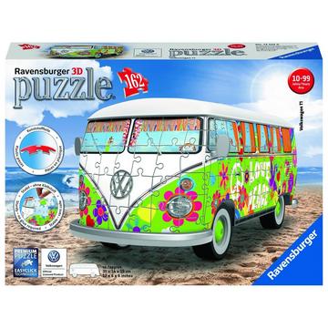 3D Puzzle VW1 T1 Hippie Edition, 162 Teile