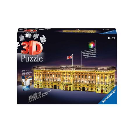 Ravensburger  3D Puzzle Buckingham Palace, Night Edition, 216 pezzi 