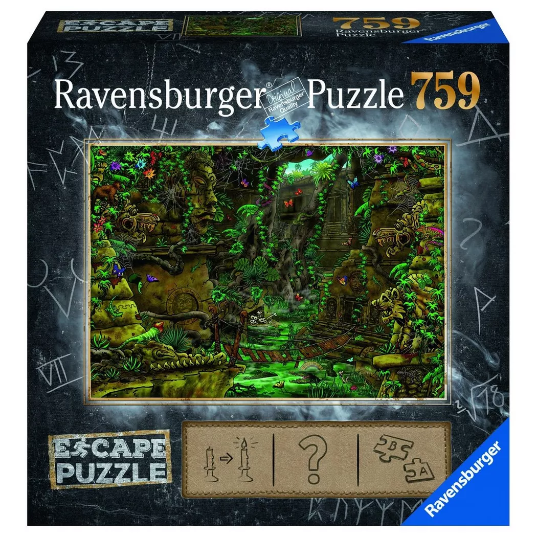 Ravensburger - Escape Puzzle die Tempelanlage, 759 Teile, Multicolor