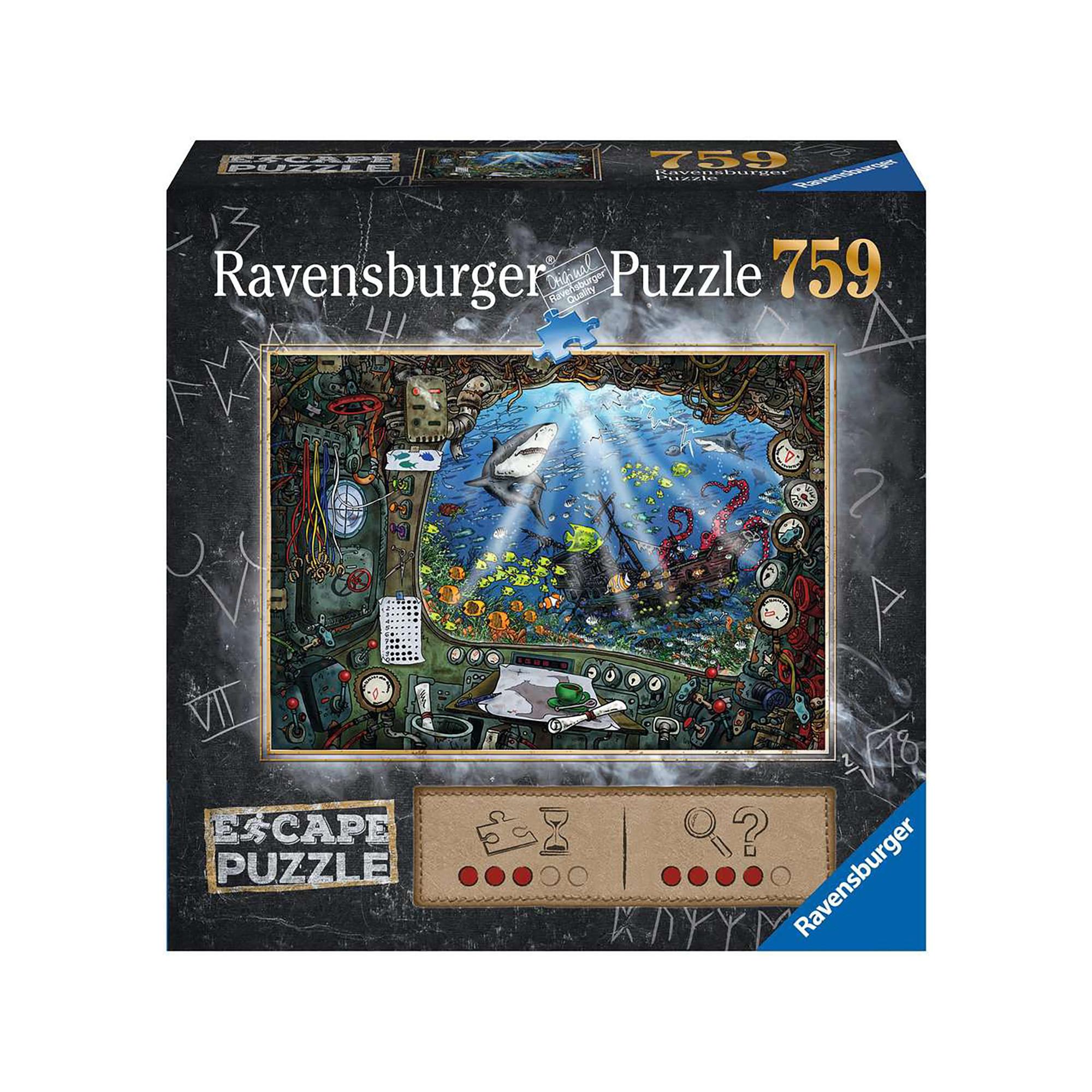 Ravensburger  Escape Puzzle submarine, 759 pièces 