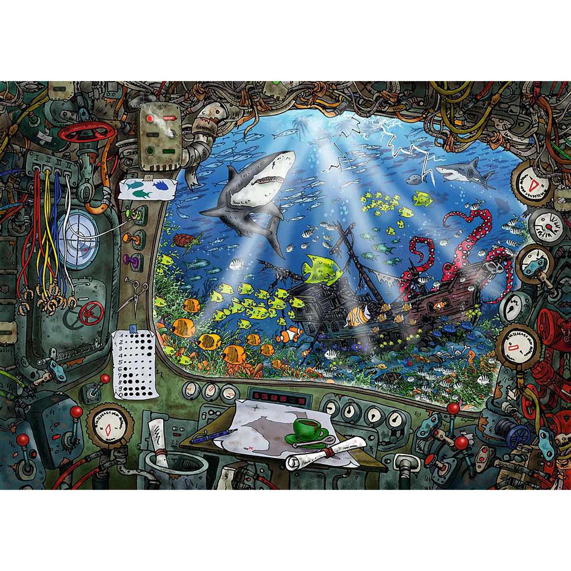 Ravensburger  Escape Puzzle submarine, 759 pièces 