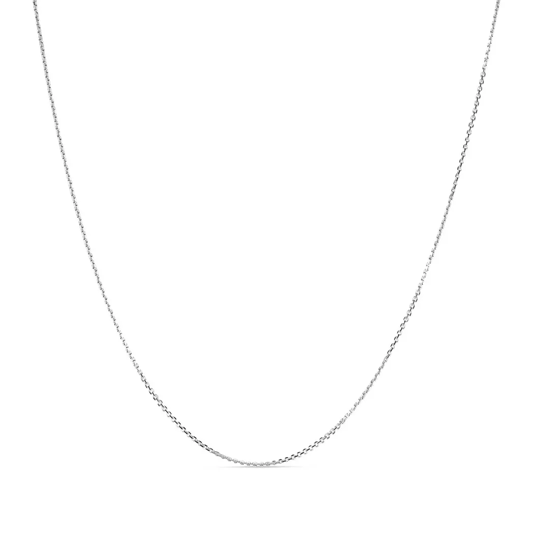 L' Atelier Gold 18 Karat by Manor - Halskette, 42cm, Weissgold 7