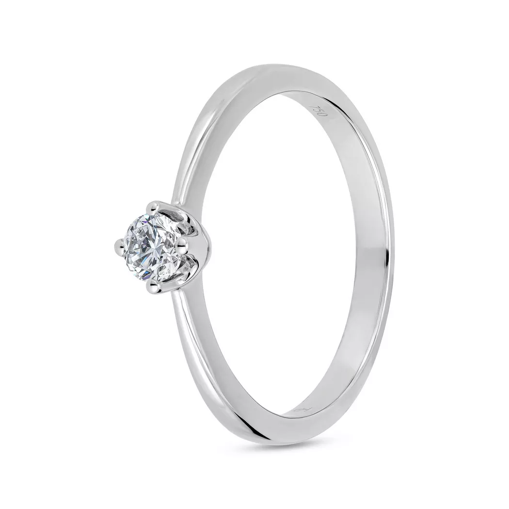 Sergio Ferris - Ring mit Diamant, 54, Weissgold 3