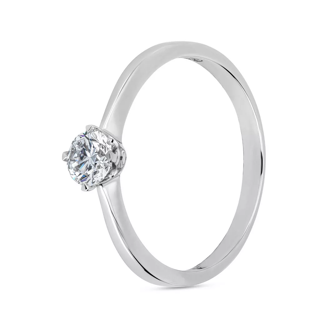 Sergio Ferris - Ring mit Diamant, 52, Weissgold 6