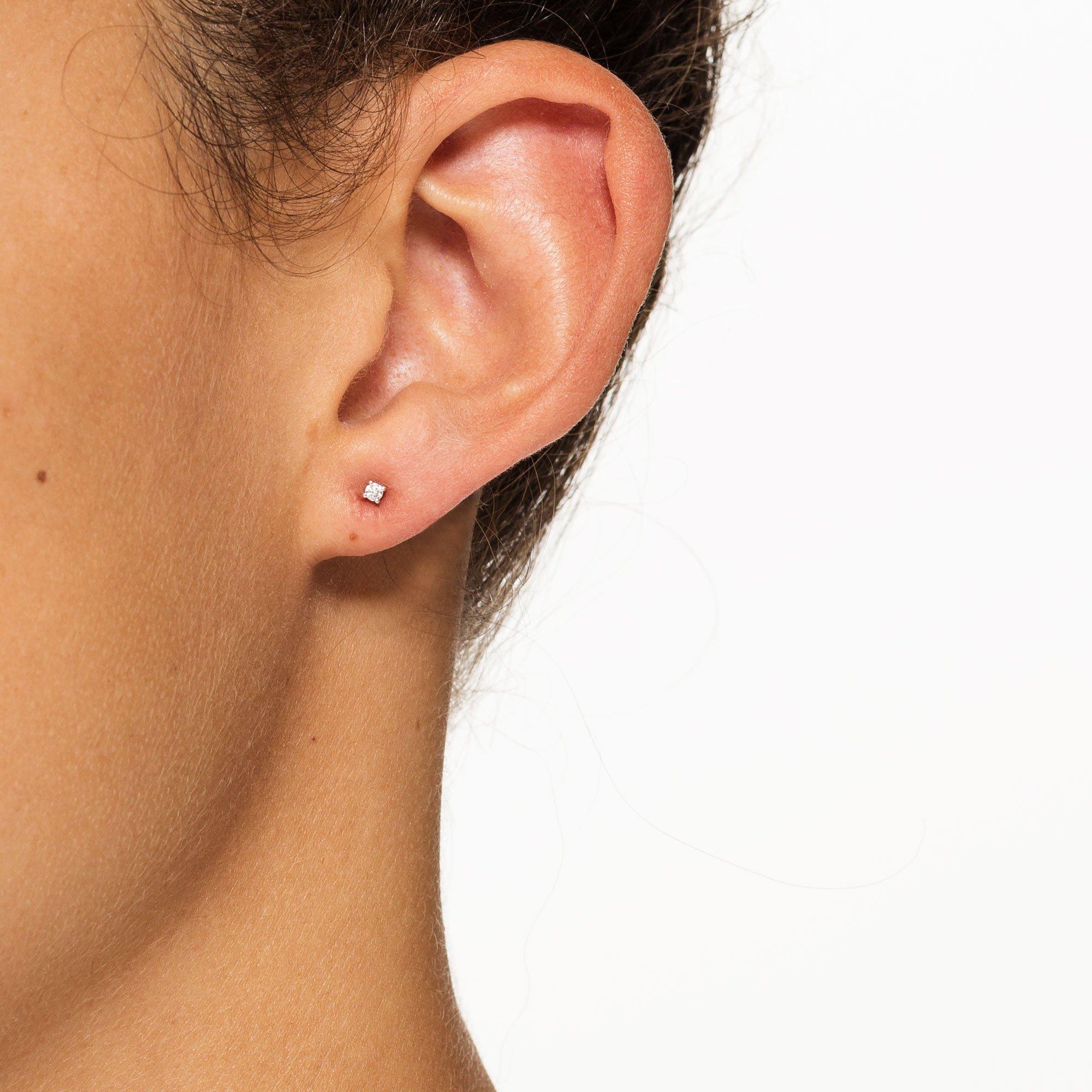 Sergio Ferris  Boucle d'oreille avec diamant 