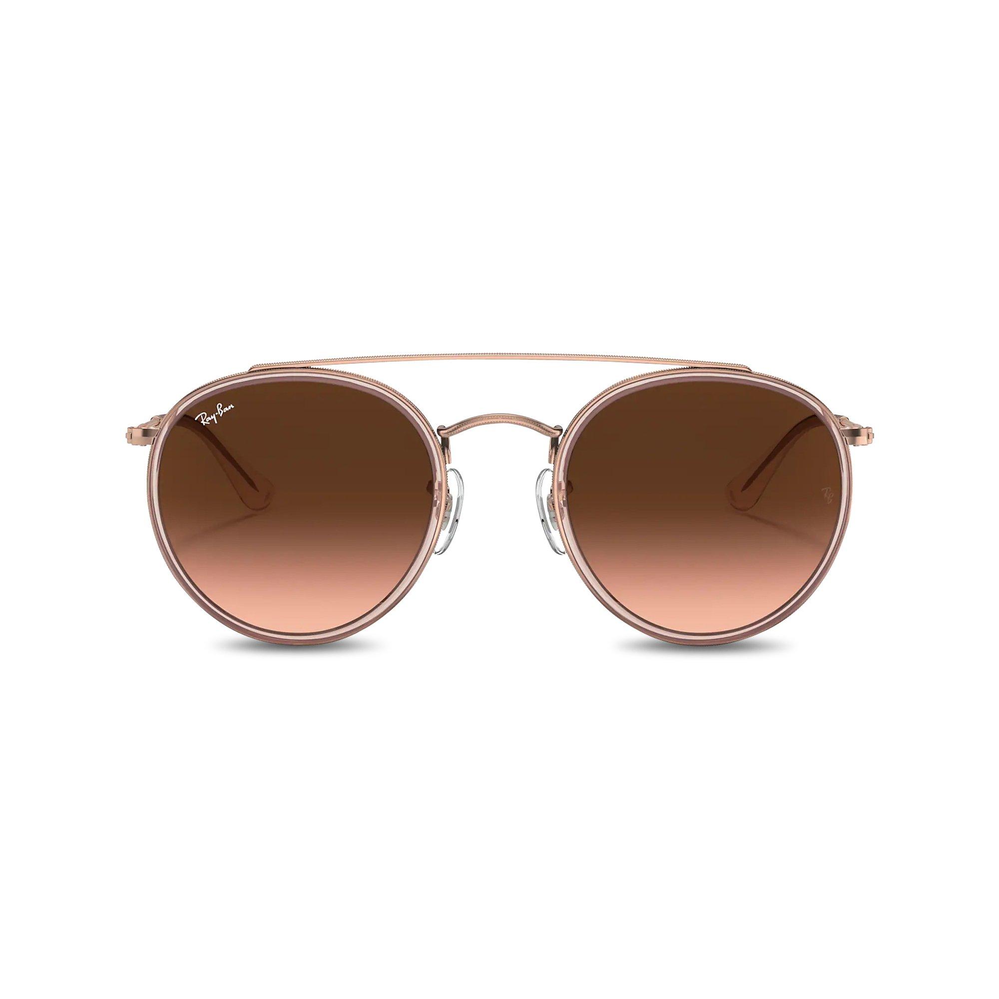 Ray Ban Round Double Bridge Sonnenbrille  