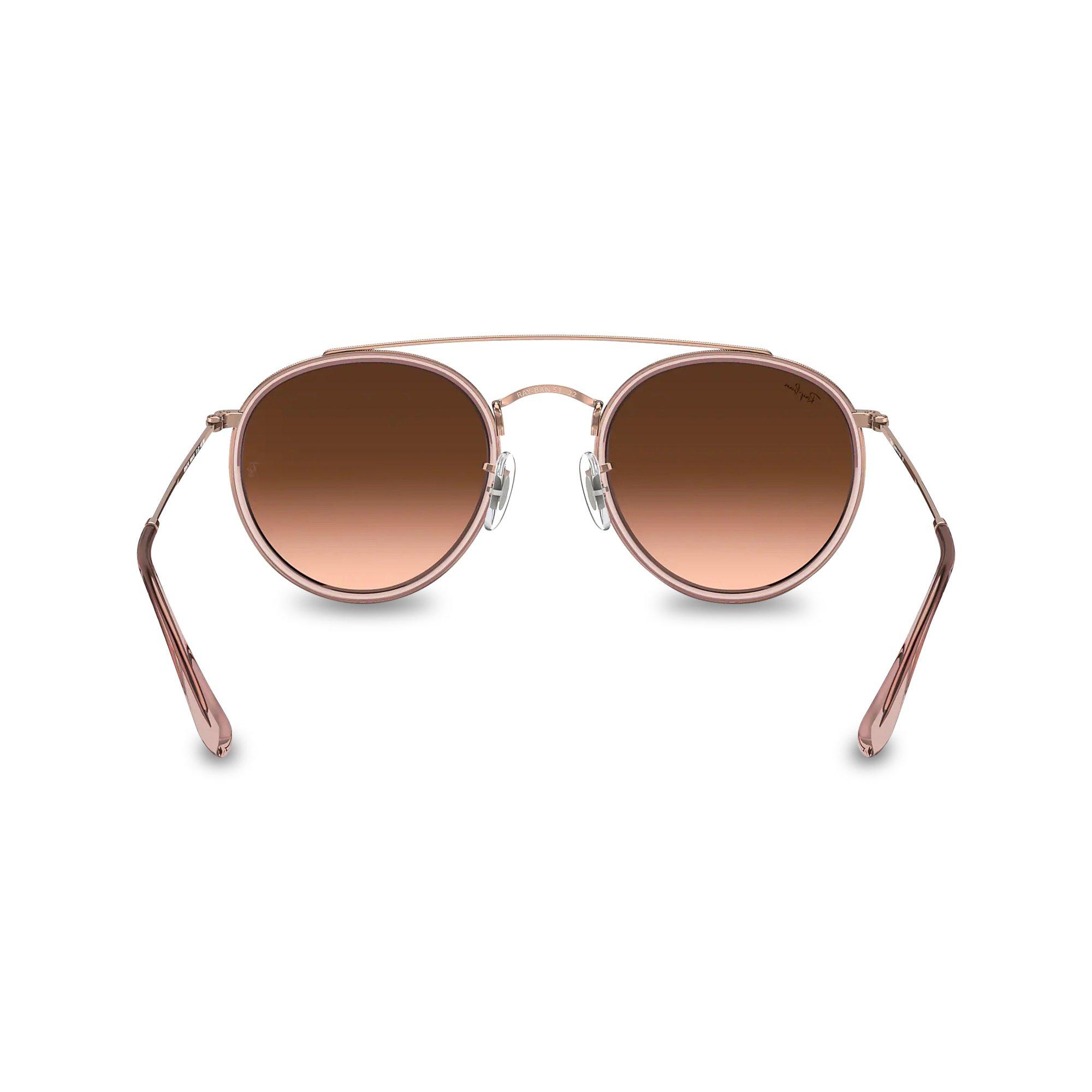 Ray Ban Round Double Bridge Sonnenbrille  