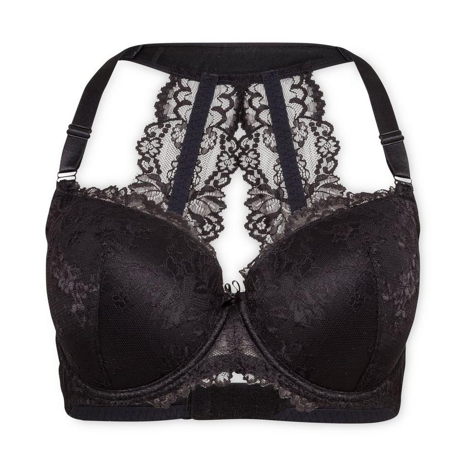 LASCANA D 141210 Wattierter Spitzen-Bügel-BH  
