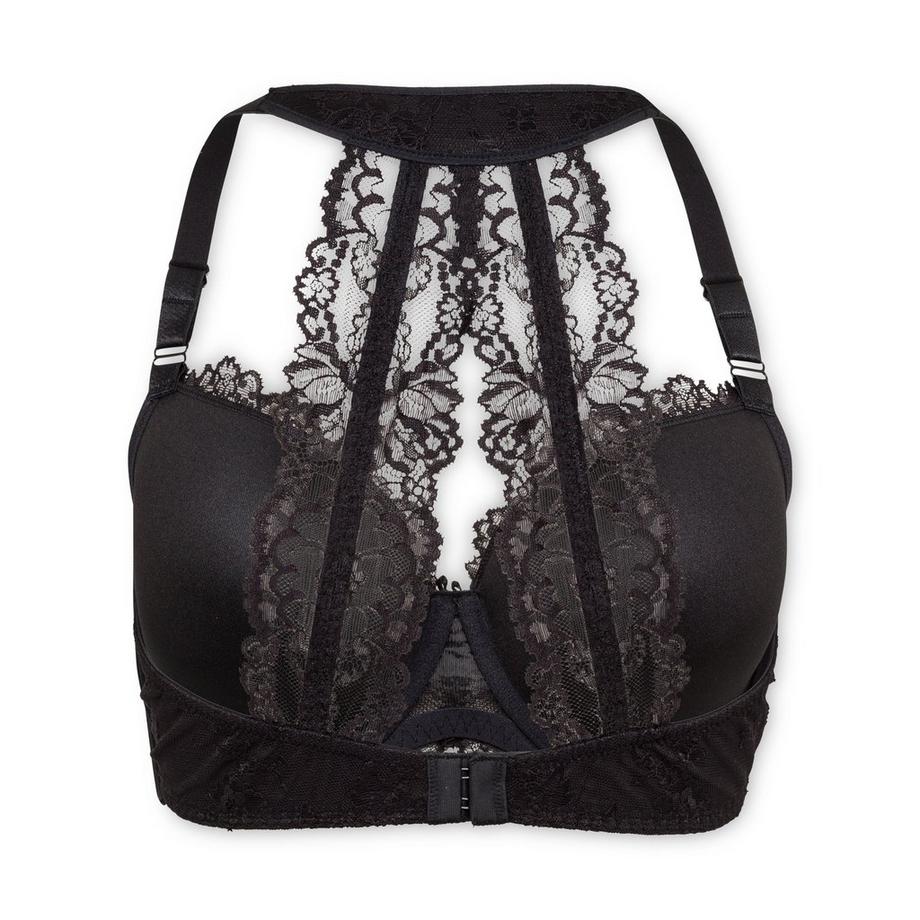 LASCANA D 141210 Wattierter Spitzen-Bügel-BH  