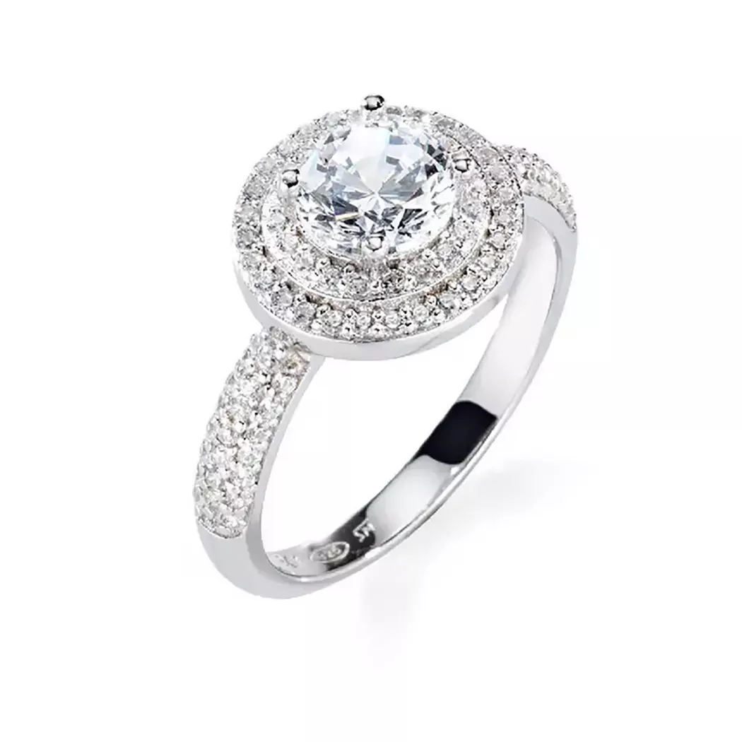 Morellato - Ring mit Stein, Tresori, 54, Silberfarben