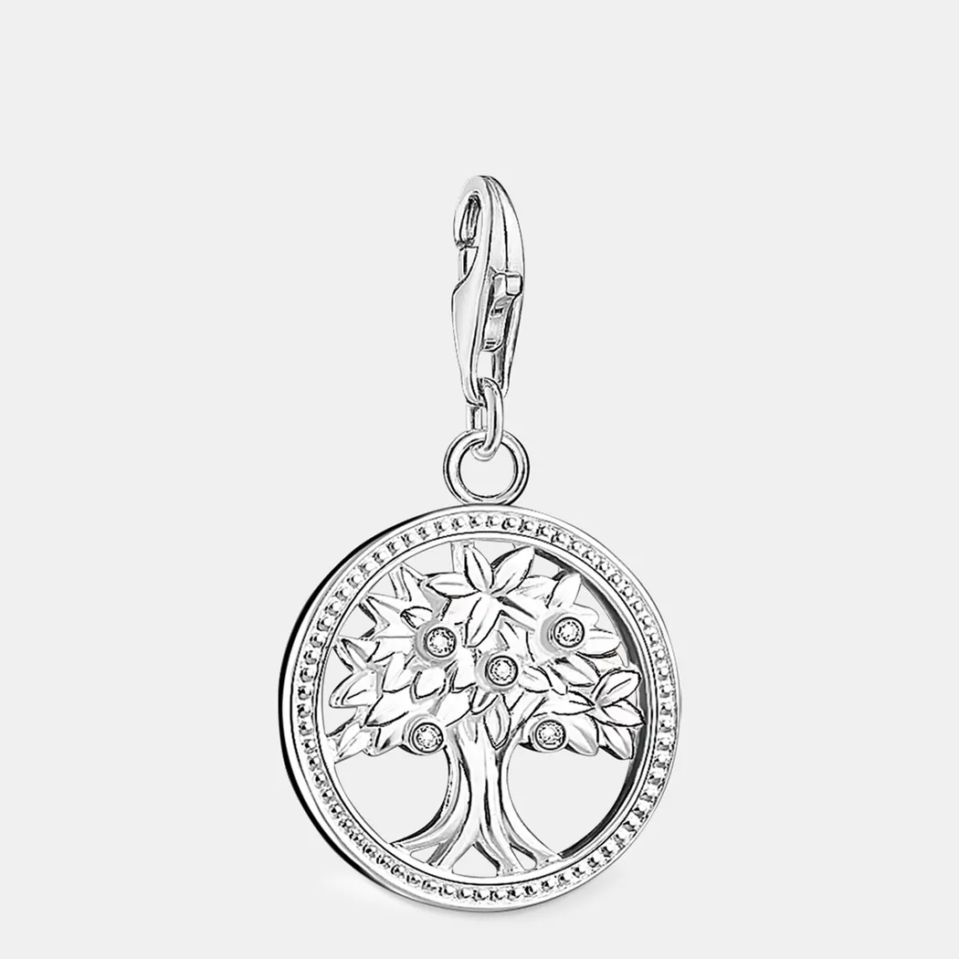 THOMAS SABO Charm-Einhänger "Lebensbaum" mit Zirkonia (synth.)