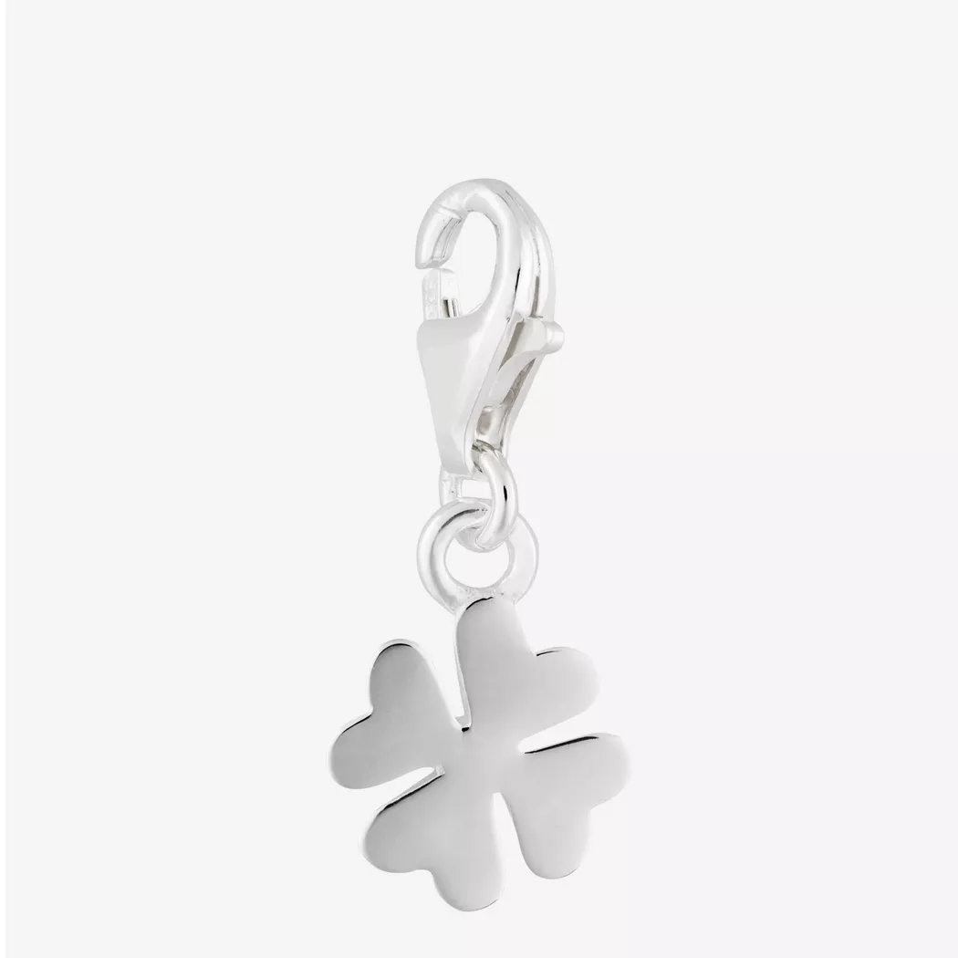 THOMAS SABO Silver Plain Lucky 4 Leaf Clover Charm 0884-001-12
