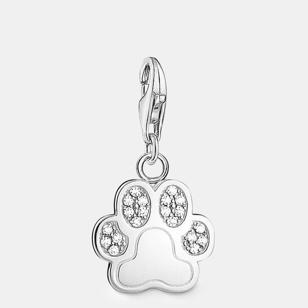 THOMAS SABO Silver Cubic Zirconia Paw Charm 1339-051-14
