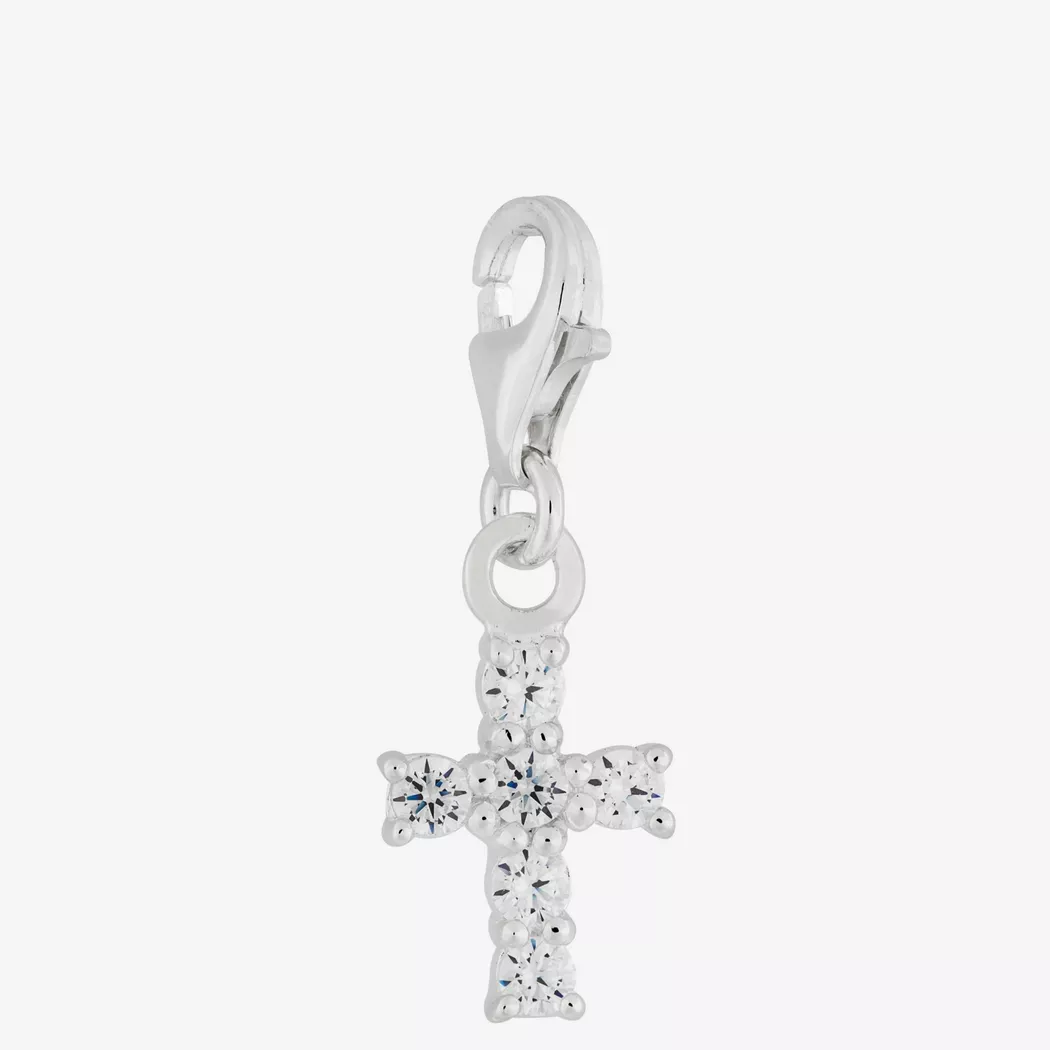 THOMAS SABO Silver CZ Set Cross Charm 0054-051-14