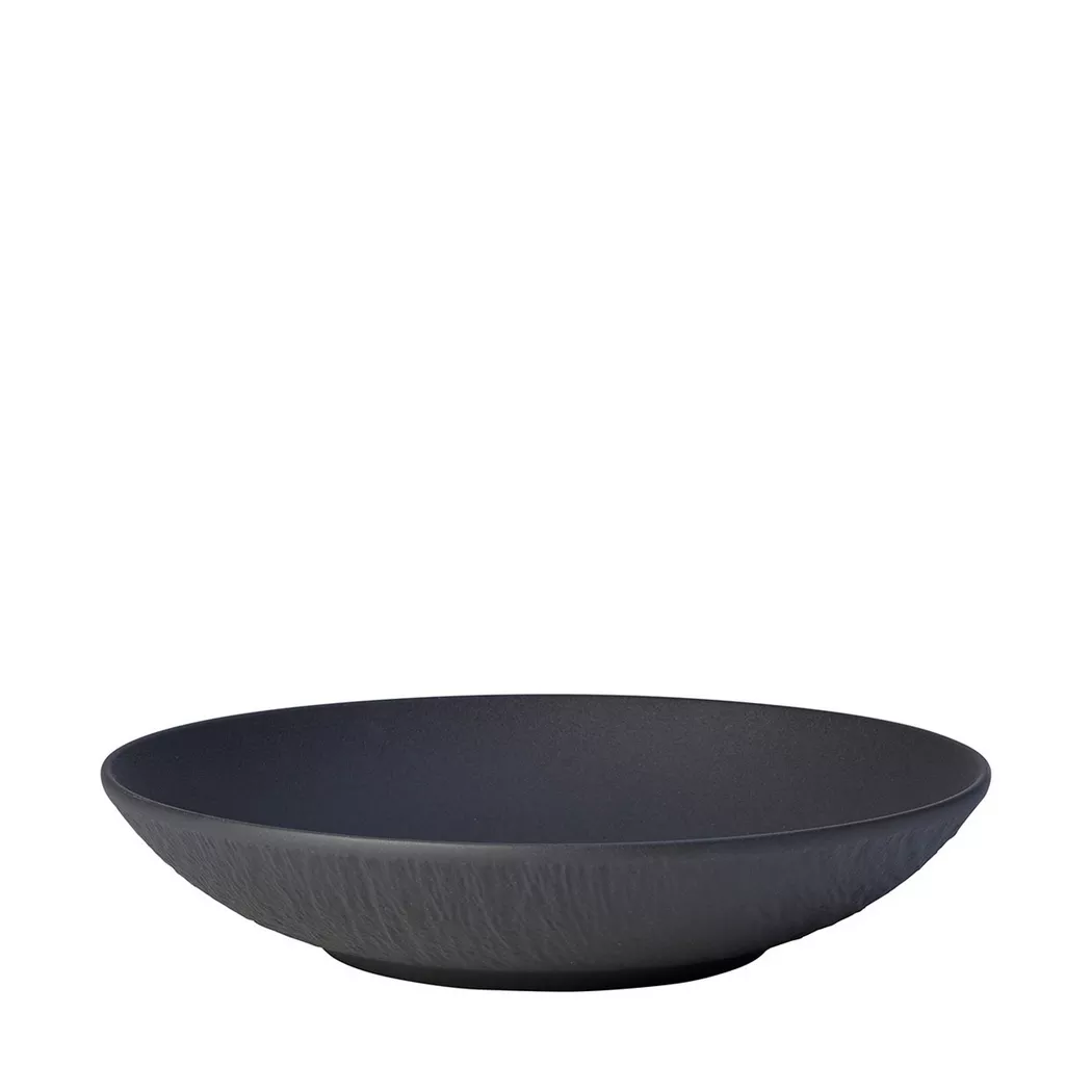VILLEROY & BOCH Schale flach Manufacture Rock 24cm (Schwarz) schwarz
