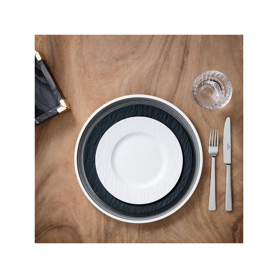 Villeroy&Boch Piatto dessert Manufacture Rock blanc 