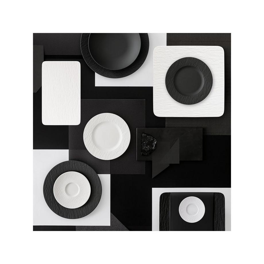 Villeroy&Boch Piatto dessert Manufacture Rock blanc 
