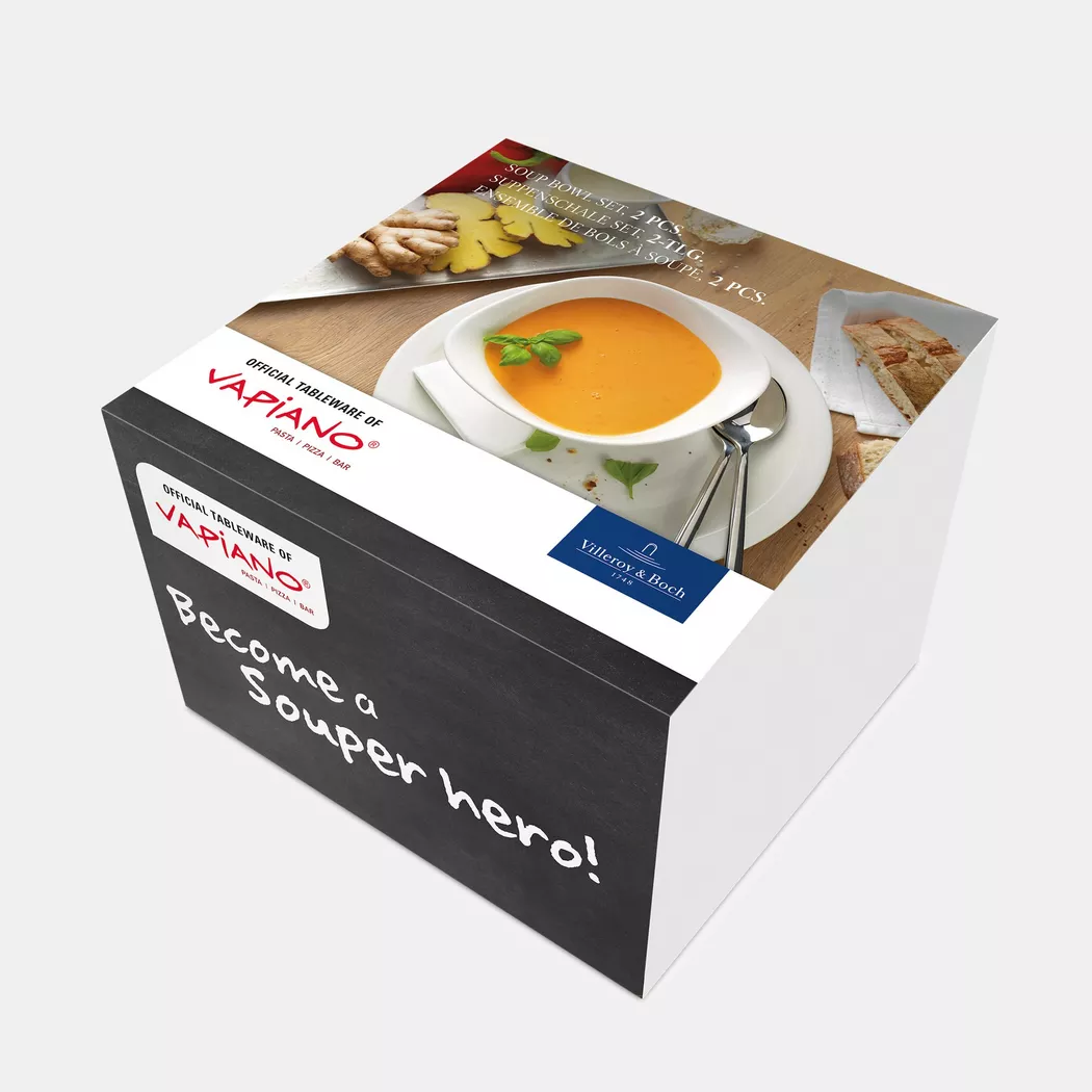 Villeroy & Boch - Suppenschale 2tlg, Weiss