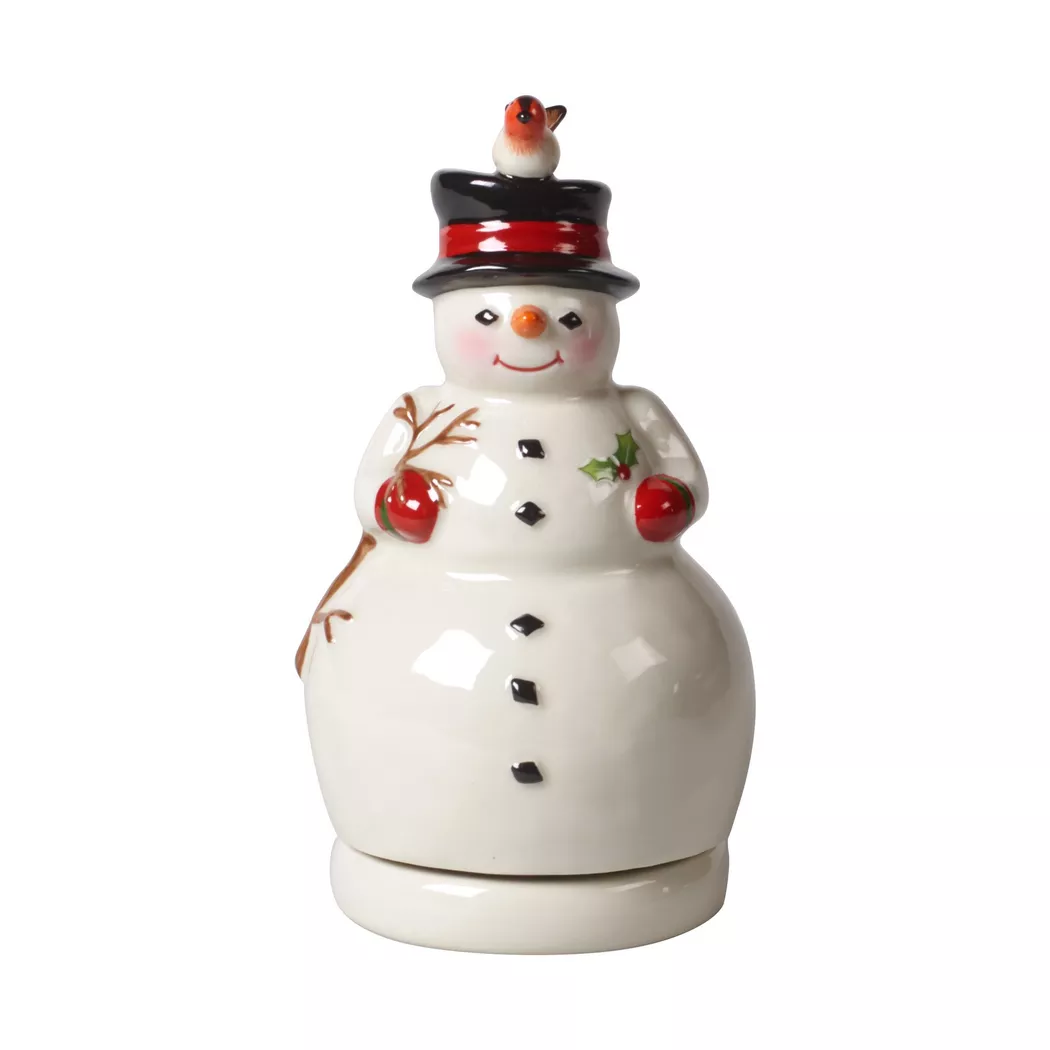 Villeroy & Boch Nostalgic Melody Turning Snowman Music Box