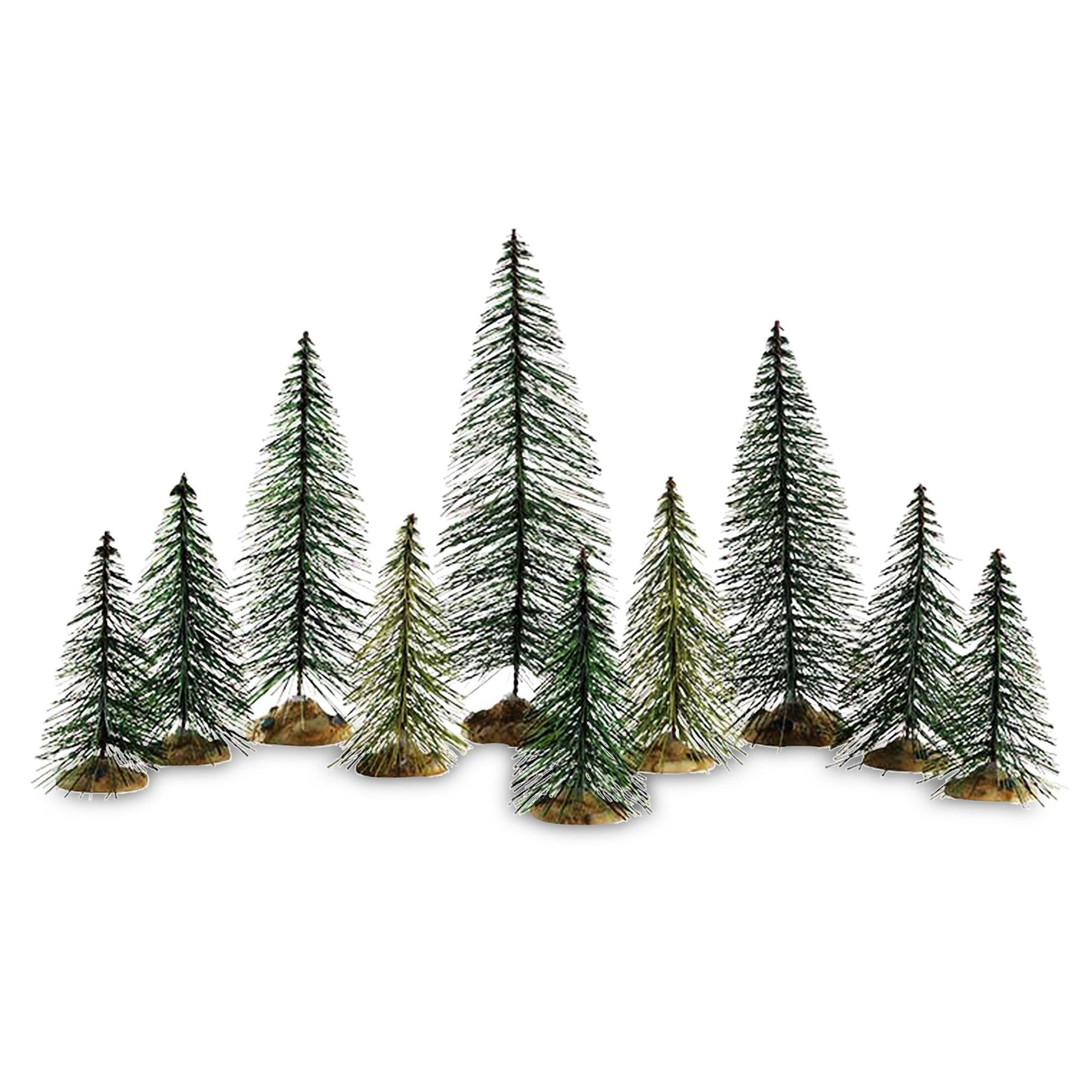 Image of LEMAX Figuren 10er Set Needle Pine Trees