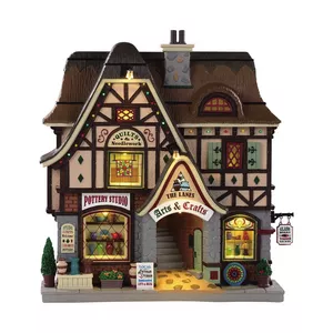 Beleuchtetes Haus