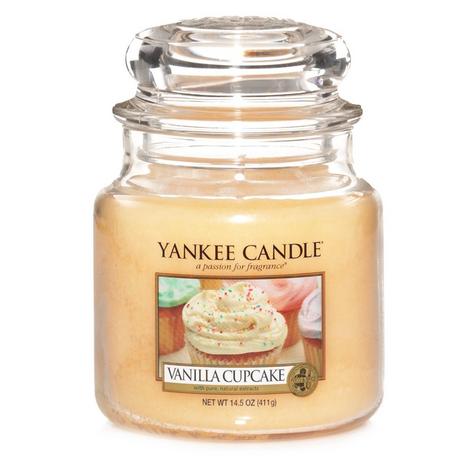 YANKEE CANDLE Bougie parfumée Vanilla Cupcake, Jar Candles 