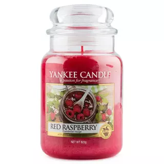 YANKEE CANDLE Candela profumata Red Raspberry, Jar Candles Rosso