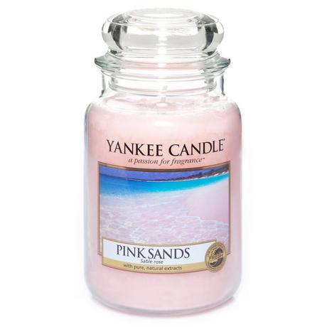YANKEE CANDLE Candela profumata Pink Sands, Jar Candles 