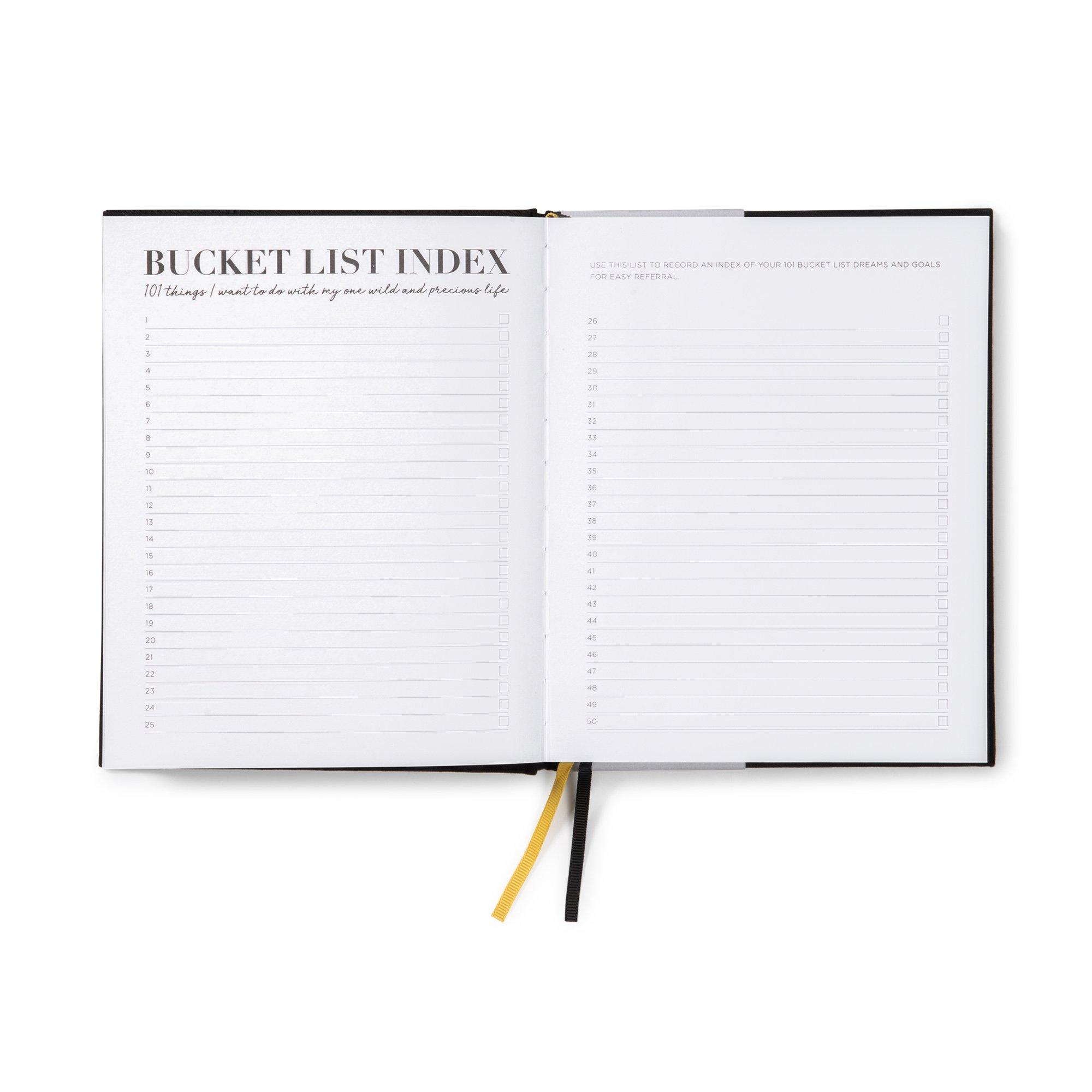 Manor Journal Bucket List 