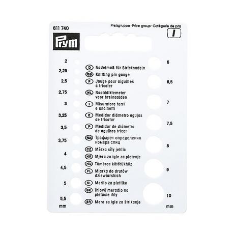 Prym Mesure de l'aiguille  