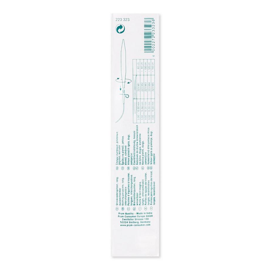 Prym Consigli per l'ago da maglia KnitPro Natural 