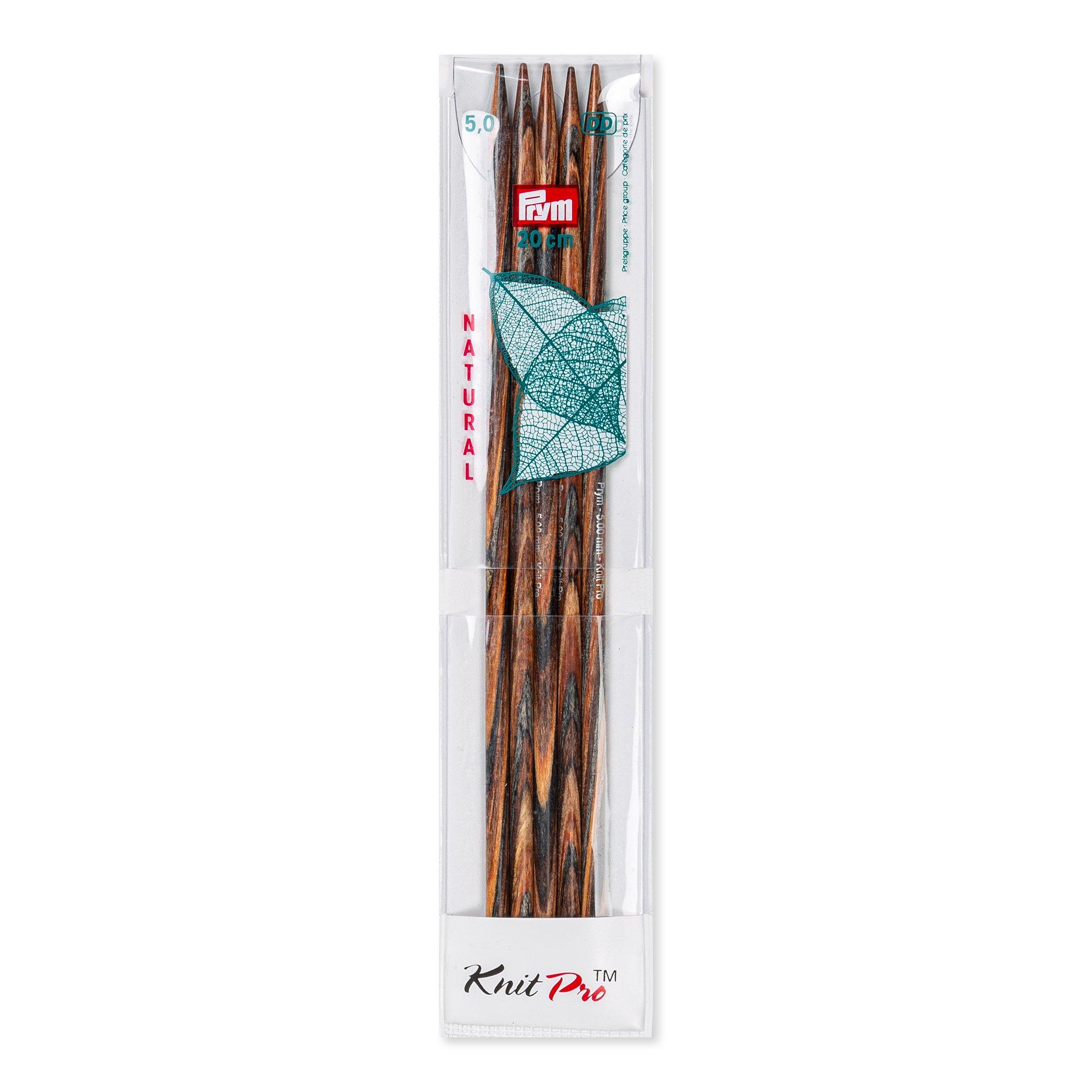 Prym Aiguilles à tricoter pour chaussettes KnitPro Natural 