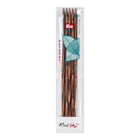 Prym Aiguilles à tricoter pour chaussettes KnitPro Natural 