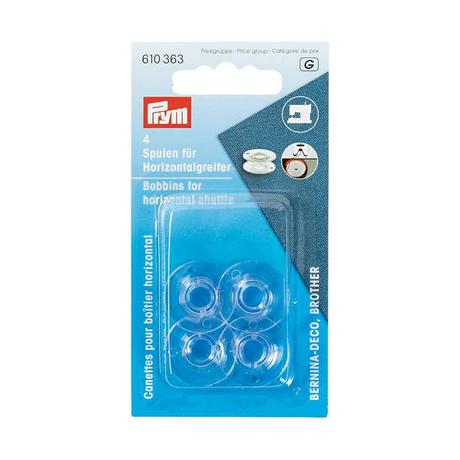 Prym Bobine per macchina da cucire Navetta Orizzontale 21,2mm 