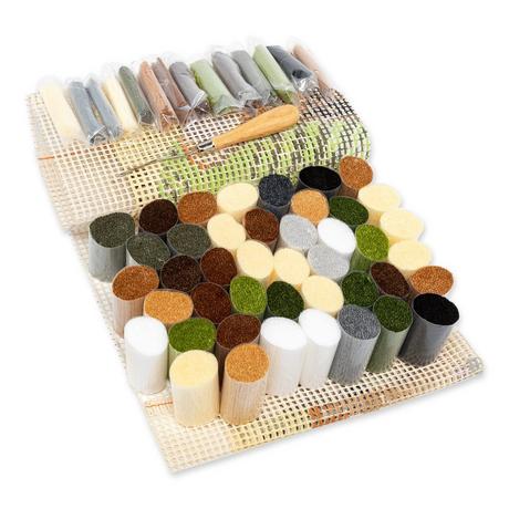 Manor Tappeto uncinetto Kit giocatore di gatto, 67x39 cm 