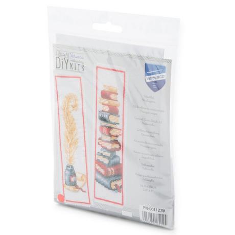 Vervaco Segnalibro Inchiostro e penna, 6x20 cm 