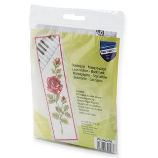 Vervaco Segnalibro Rosa con pianoforte, 6x20 cm 