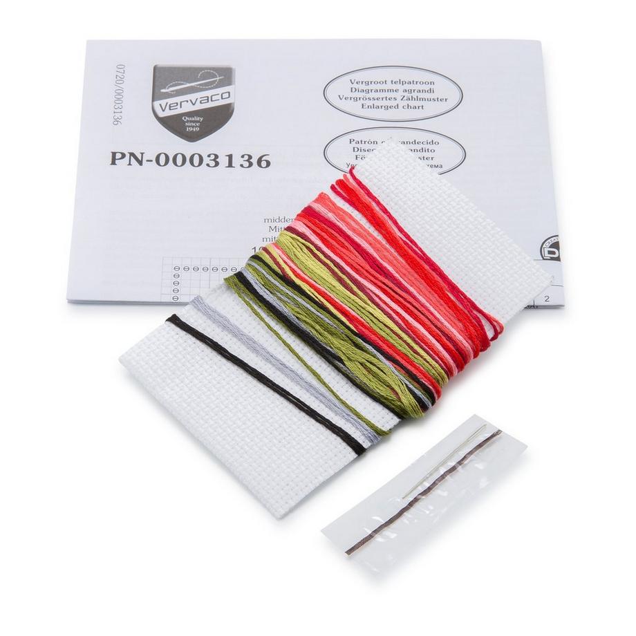 Vervaco Lesezeichen Rose mit Klavier, 6x20 cm
 