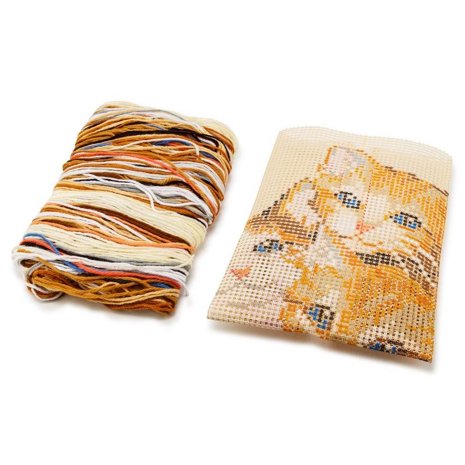 Vervaco Kreuzstichkissen 3 junge Katzen 