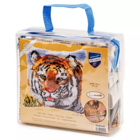 Vervaco Knüpfkissen Kit Tiger 