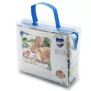 Vervaco Knüpfkissen Kit Kaninchen 