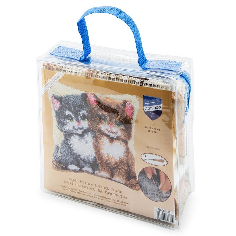 Vervaco Cuscino uncinetto Kit gatto 