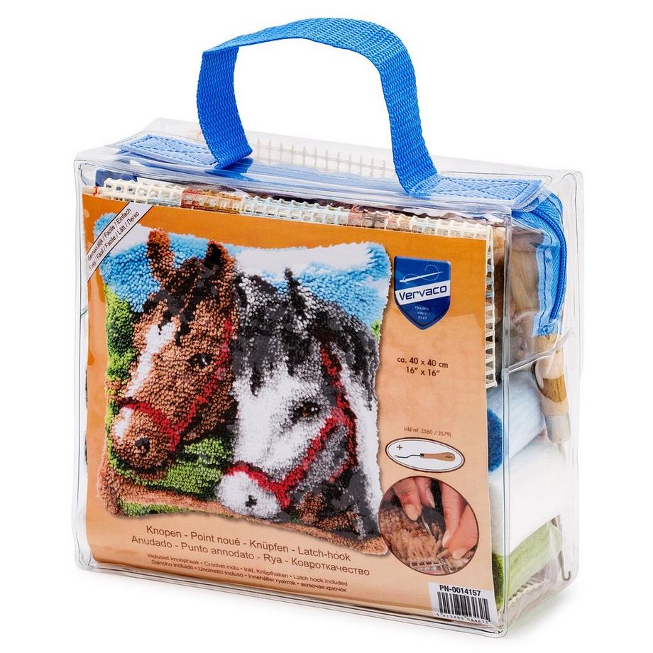 Vervaco Cuscino uncinetto Kit cavallo 