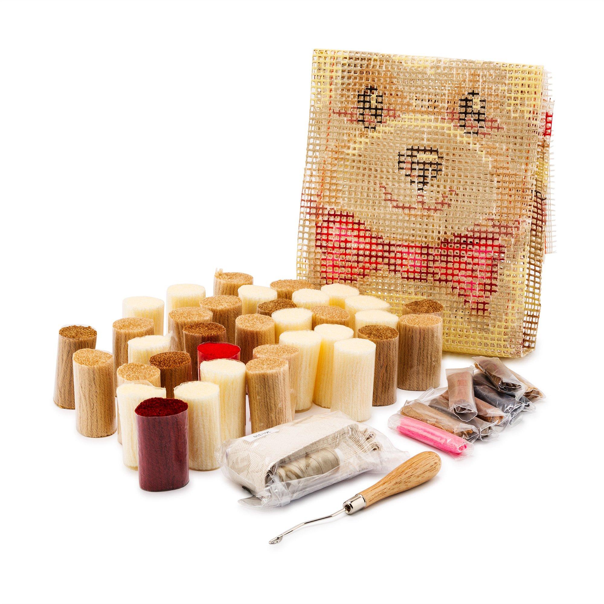 Vervaco Knüpfteppich Kit Baer 