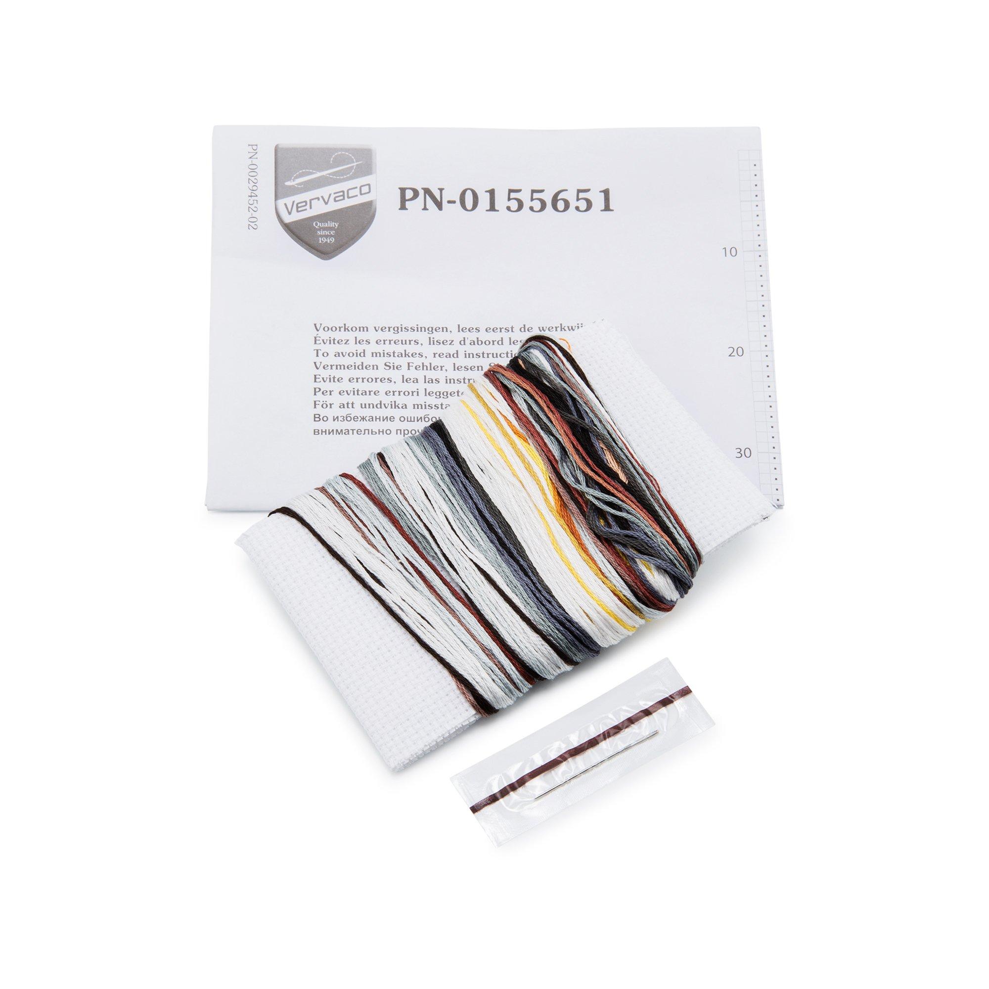 Vervaco Lesezeichen Hund und Katze, 6x20 cm 