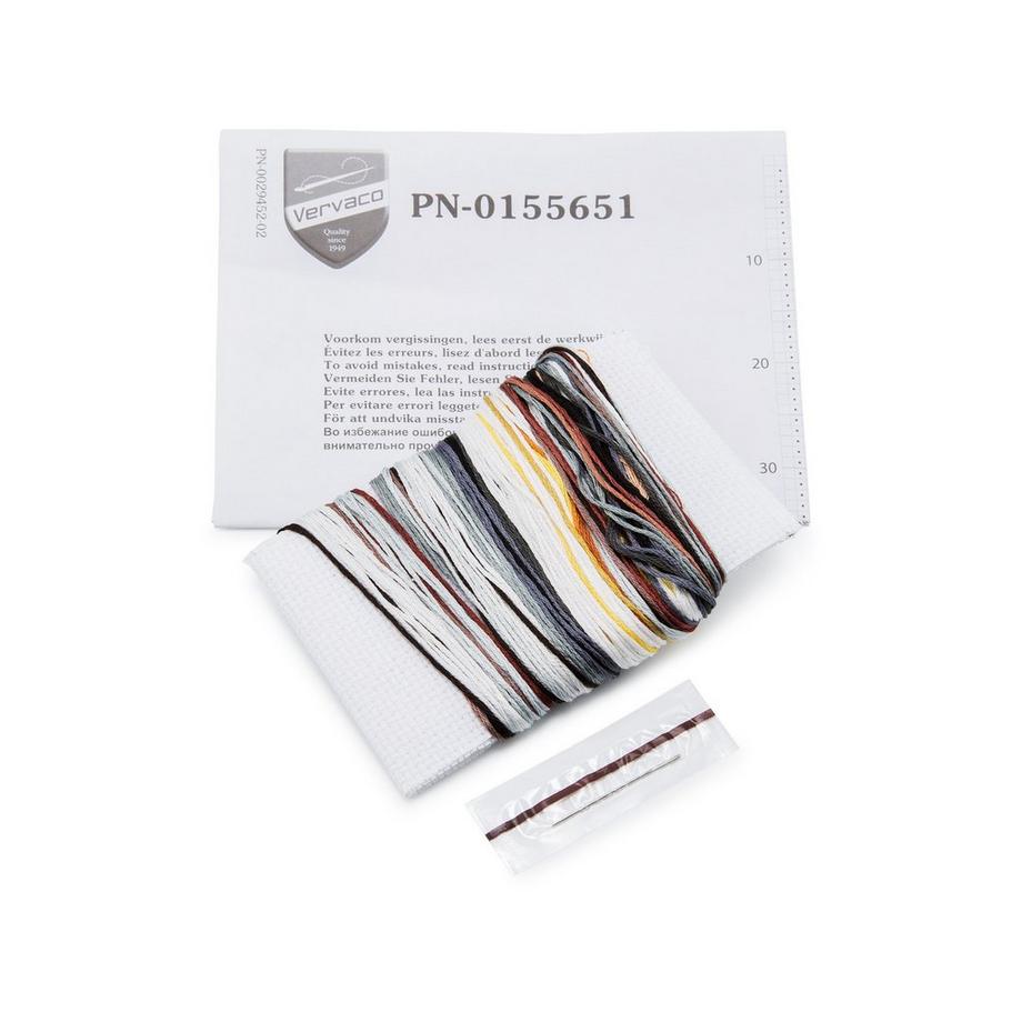 Vervaco Segnalibro Cane e gatto, 6x20 cm 