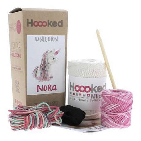 Hoooked Set uncinetto Einhorn Nora 