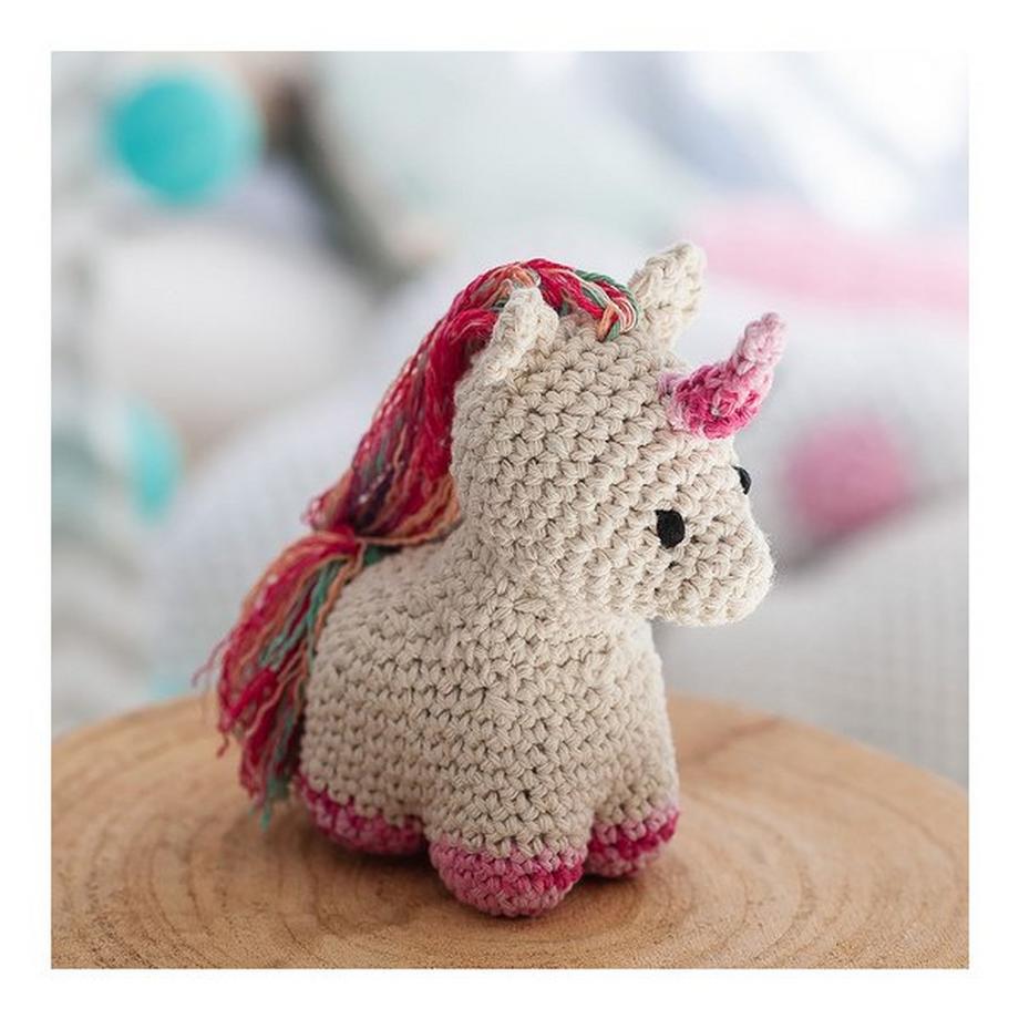 Hoooked Set uncinetto Einhorn Nora 