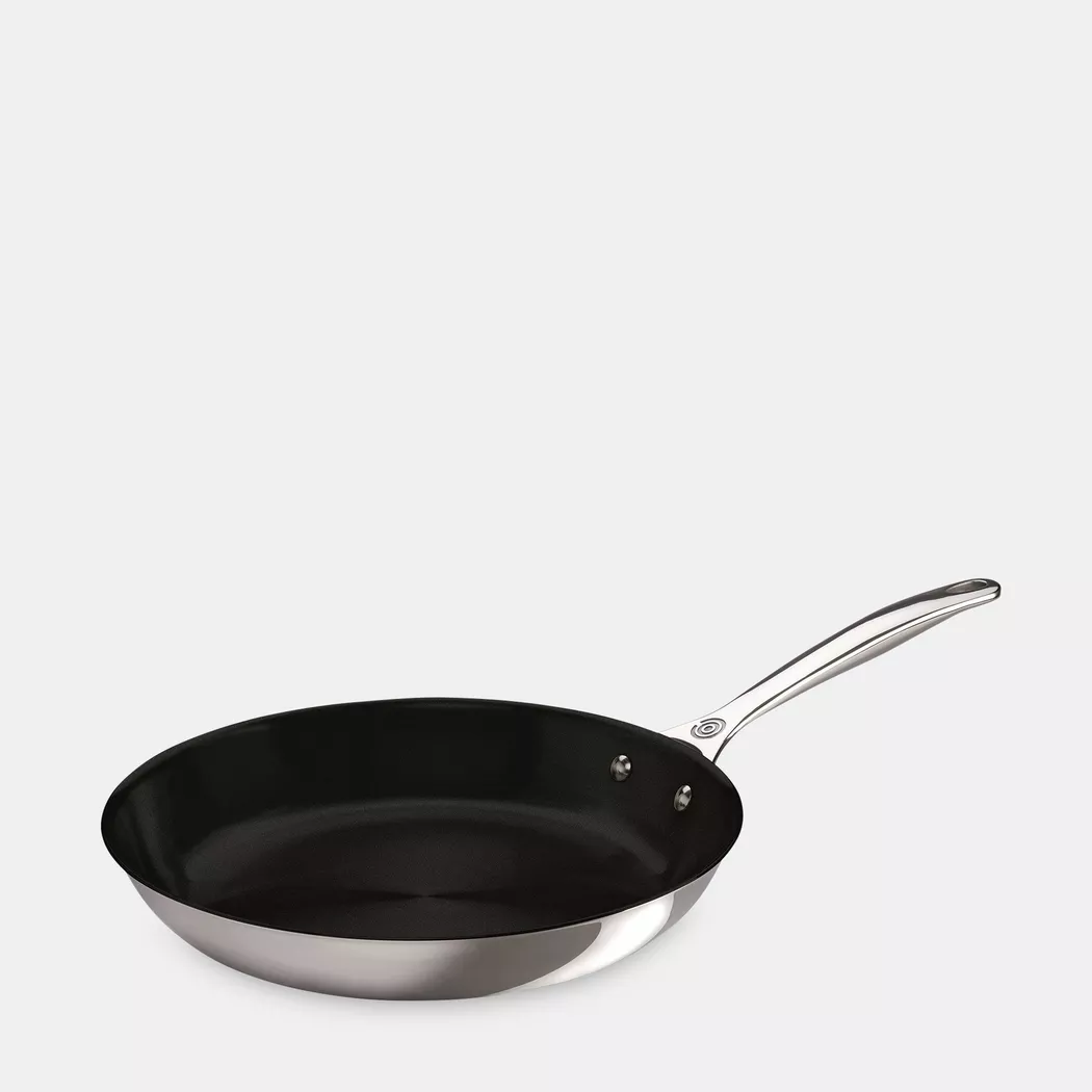 LE CREUSET Aluminium-Antihaft flache Pfanne 20cm Schwarz schwarz baby 3
