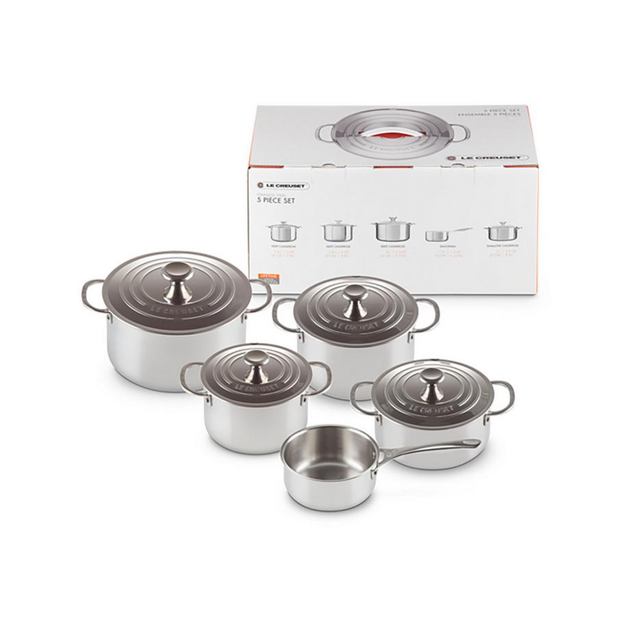 LE CREUSET Batterie de cuisine 3-Ply Plus 